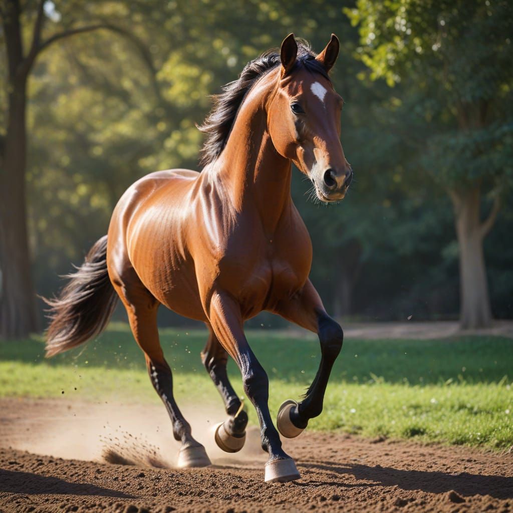 A Horse in Motion, Captured with Professional Precision