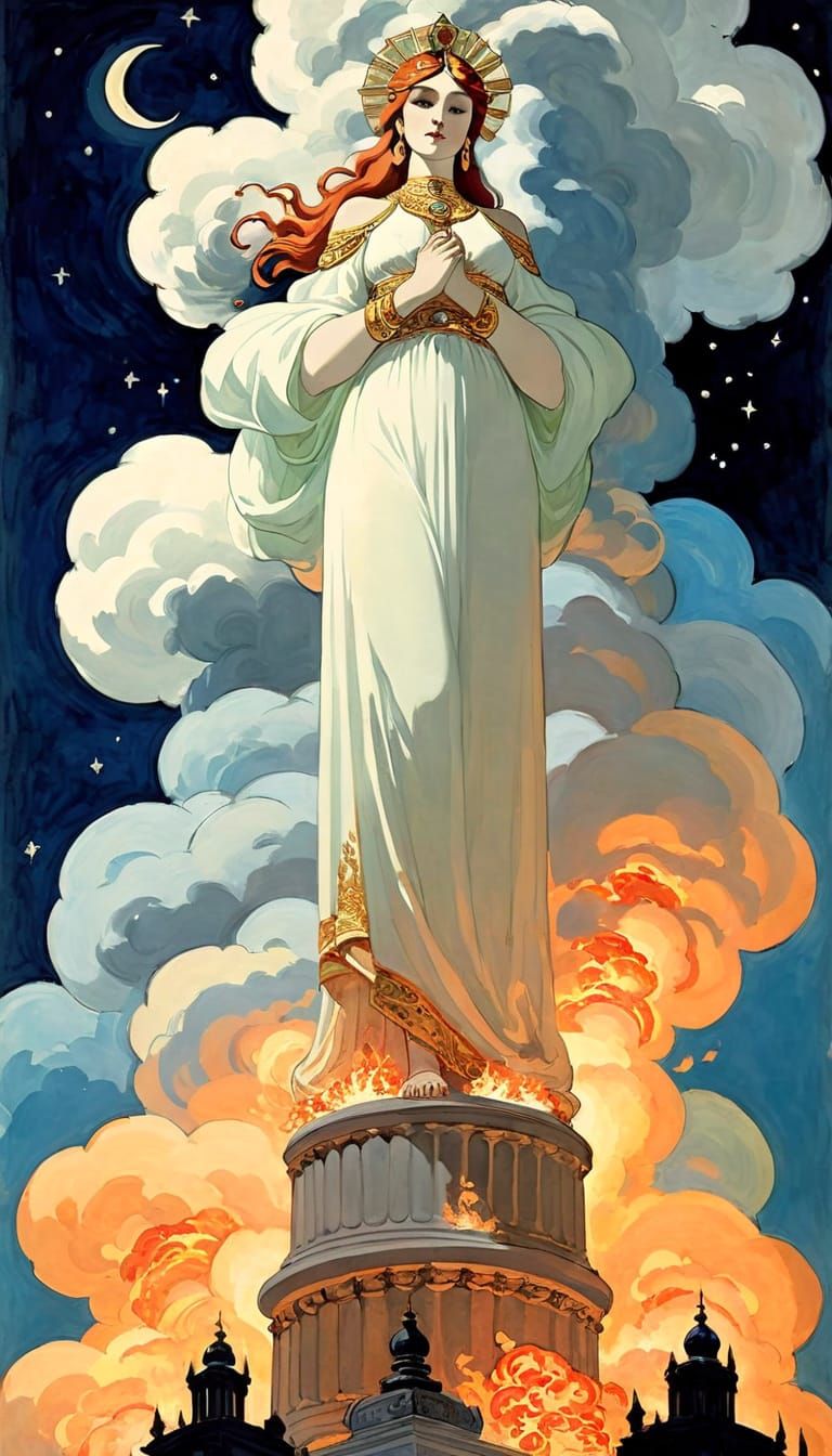 Biblical Pillar of Cloud and Fire, Scenic Design