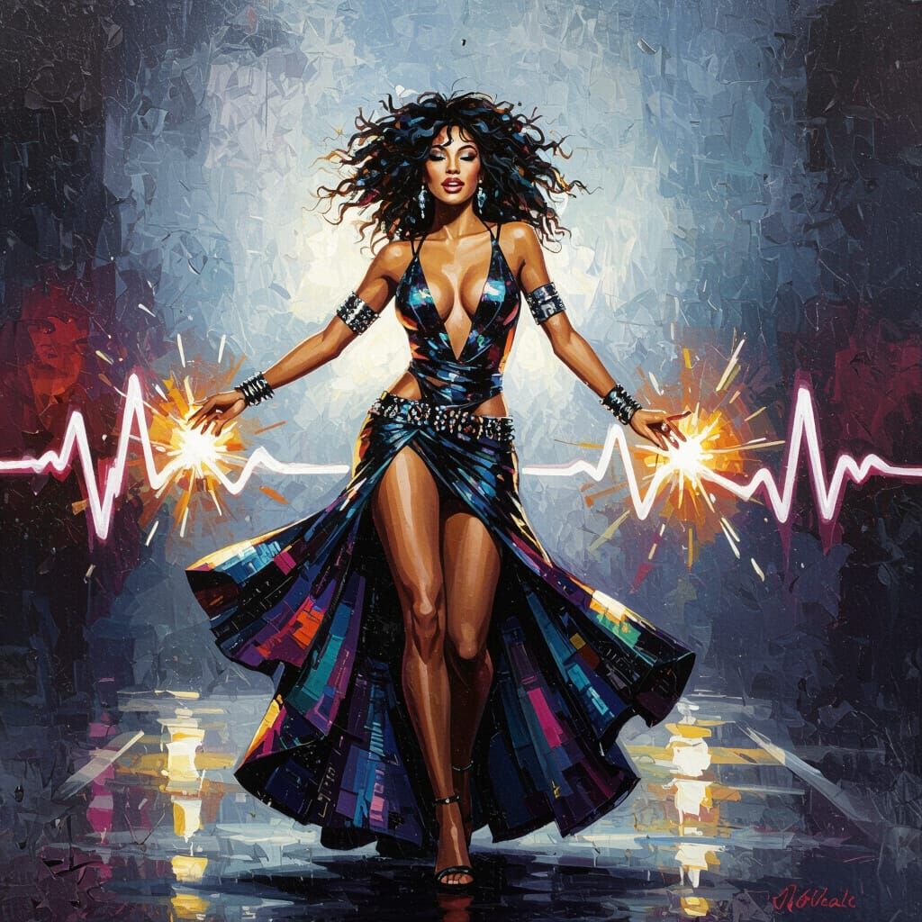 Rock and Disco Queen Embodies Untamed Spirit