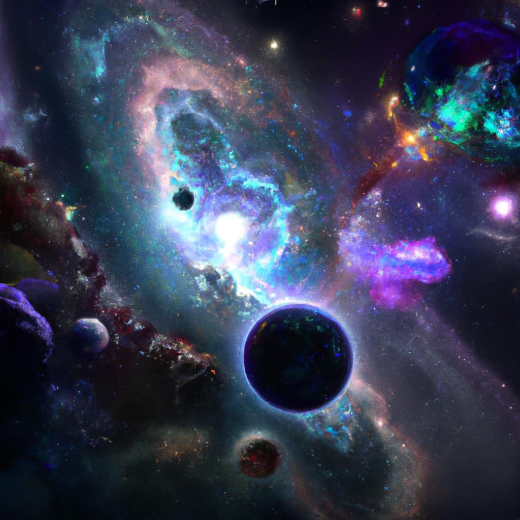 Cosmic End of Universe in Hyperrealistic Style