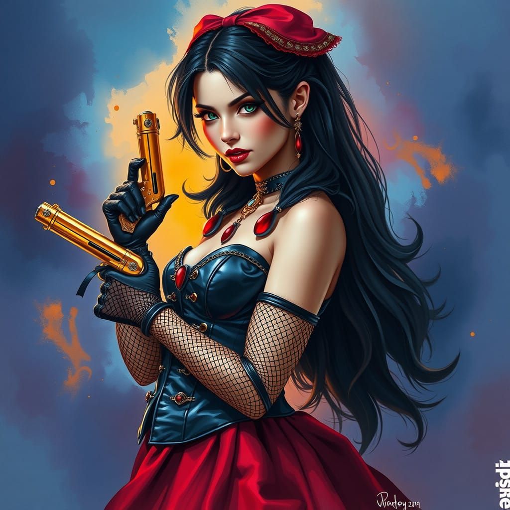 Fierce Femme Fatale Alice in Wonderland