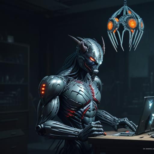 Frankenstein's Lab: Werewolf, Ultron, Venom, Predator in 3D