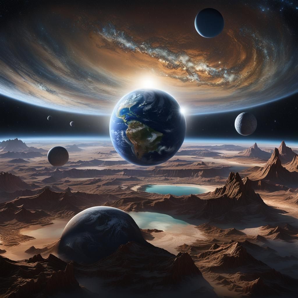 Future Education Scene on Earth in 8K