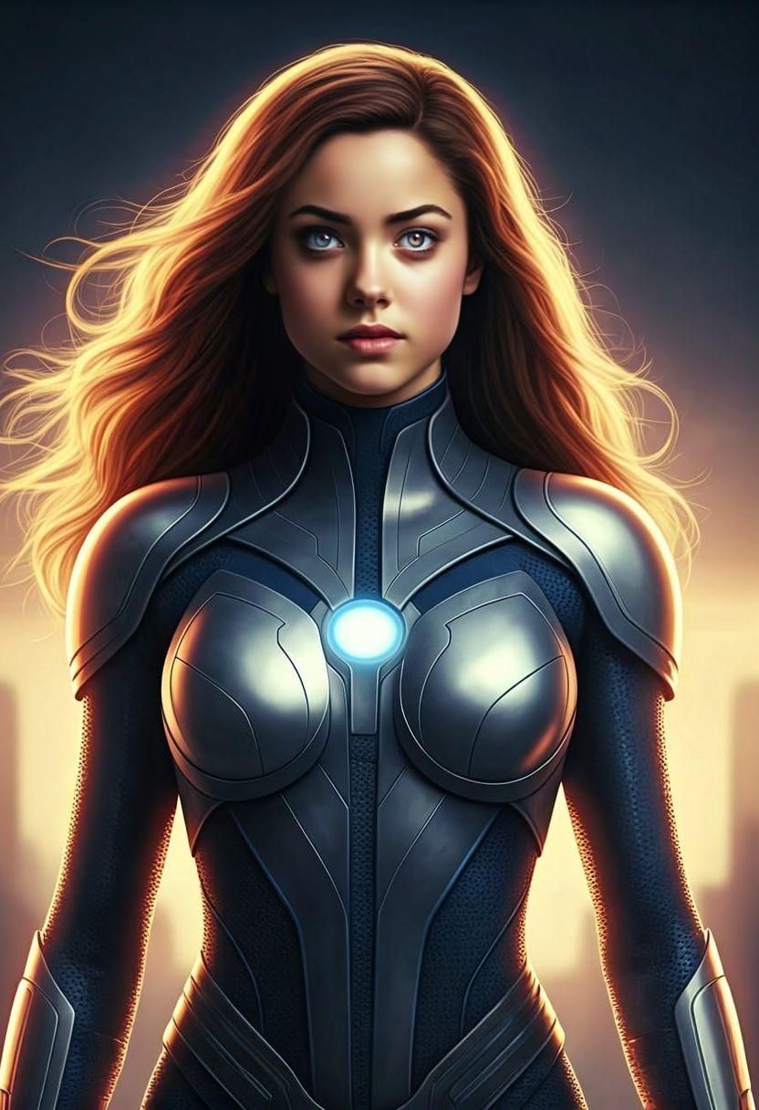 Saturn Girl: Telepathic Heroine in Cinematic Portrait