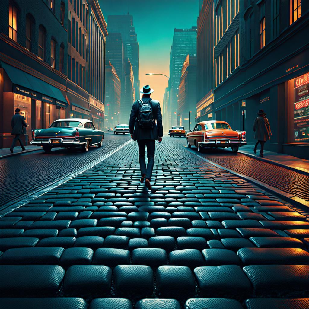 Groovy Retro Digital Art in 8k Resolution