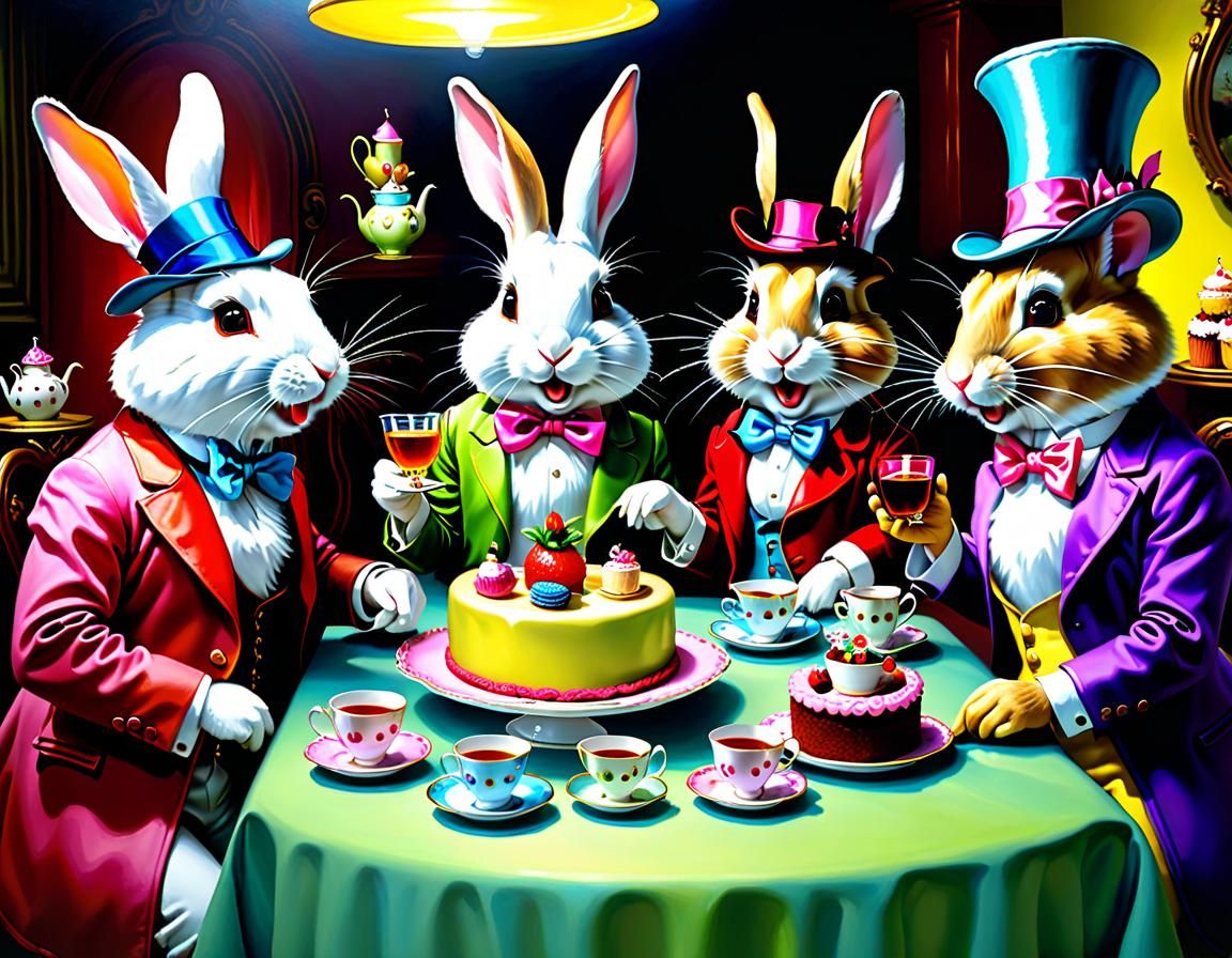 Tea, cake and buns