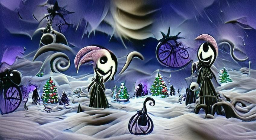 Eldritch Horror Meets Nightmare Christmas