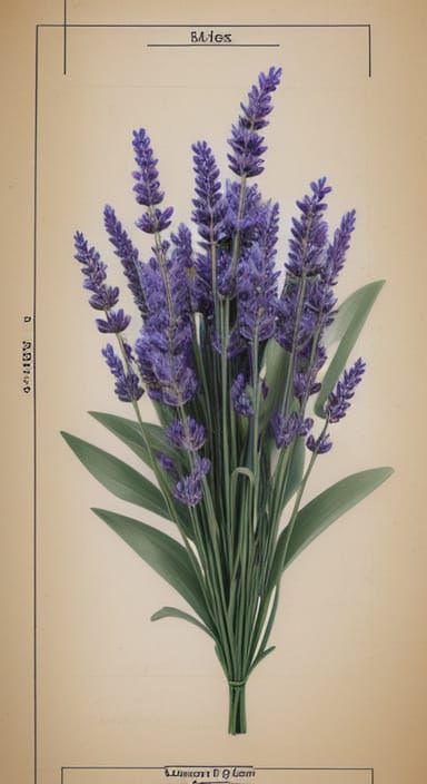 Lavender Blooms in Vibrant Colors