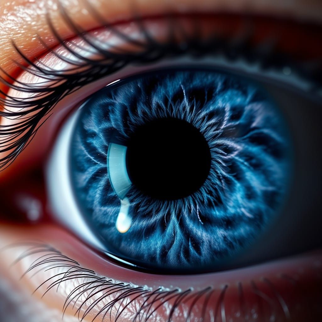 Cosmic Eye in Hyperrealistic Detail