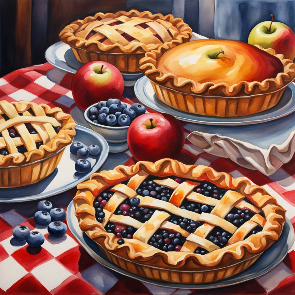 Pies for Sale at the Bazaar