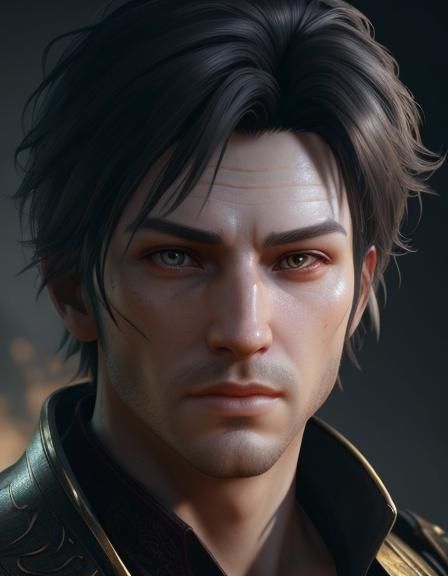 Fantasy Cultivator in a Vibrant World: Splash Art