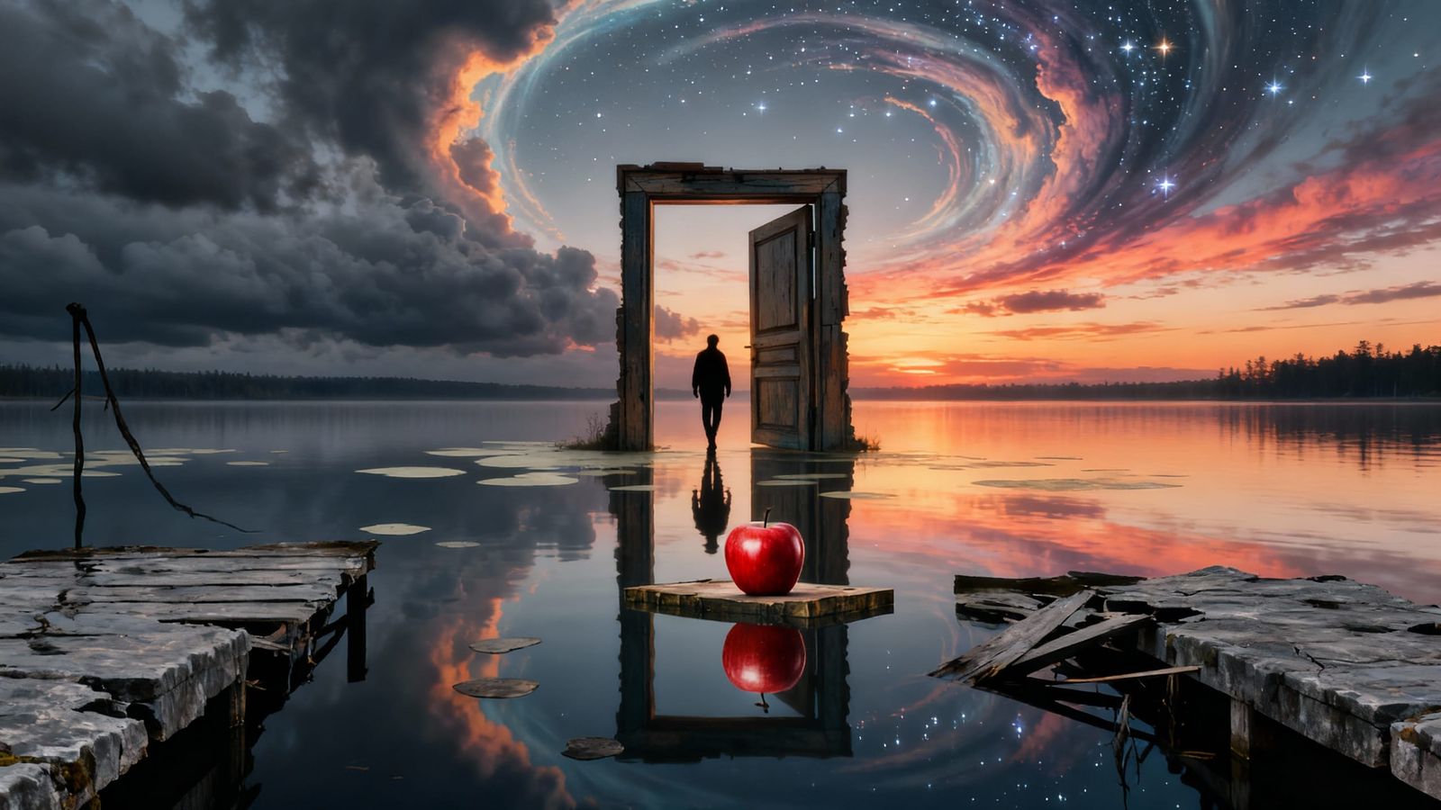 Abstract Concept of Presence and Absence in Closed Spacetime