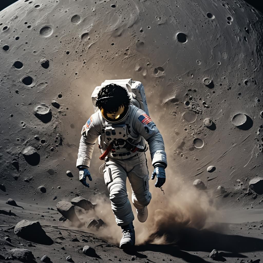 Michael Jackson Moonwalk: Detailed Fantasy Concept Art