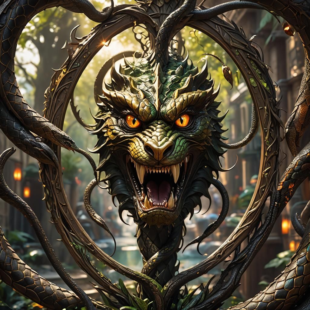 Serpent of Duality Reflecting in Split Mirror