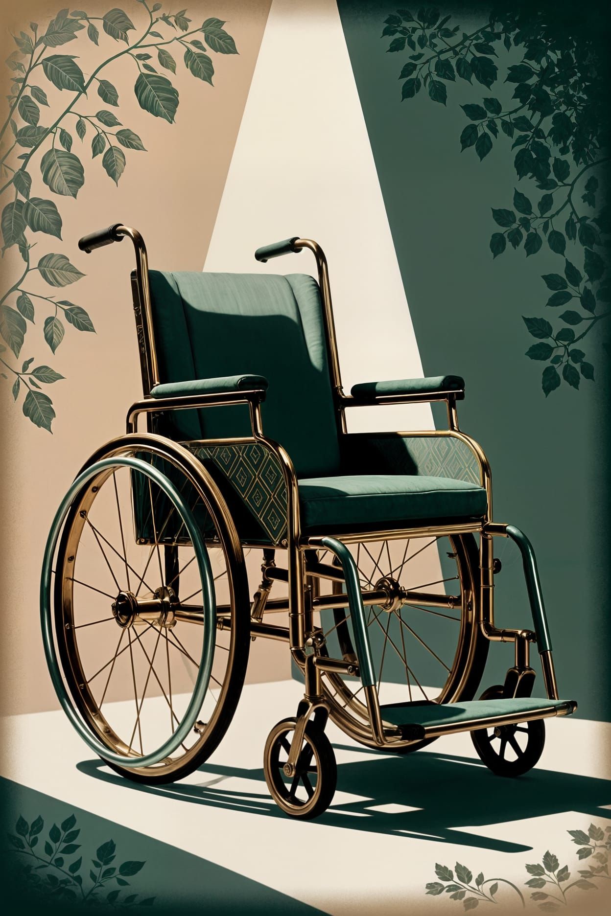 Bauhaus Wheelchair in Annibale Carracci Style