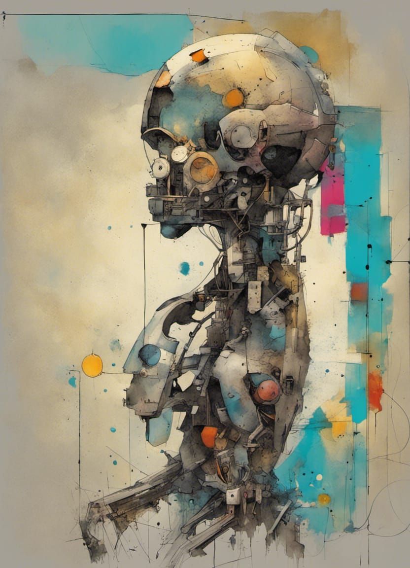 Futuristic High-Tech Car with Bold Colors