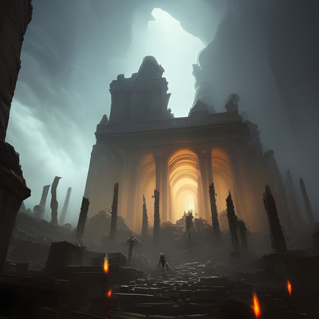 Eldritch Abomination in Ancient Ruins
