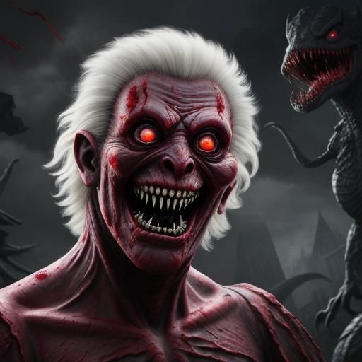 Horrifying Fusion: Grotesque Entity of Nightmares