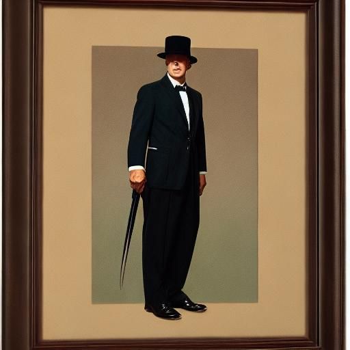 The Undertaker as Norman Rockwell Painting