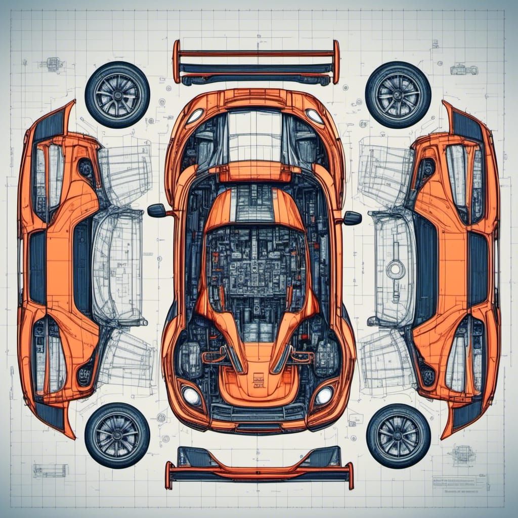 Porsche 992 GT3 RS Blueprint Photography