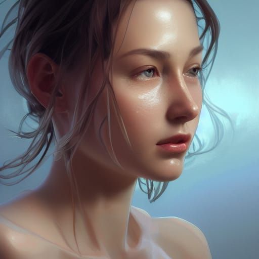 Detailed Portrait in Artstation Style