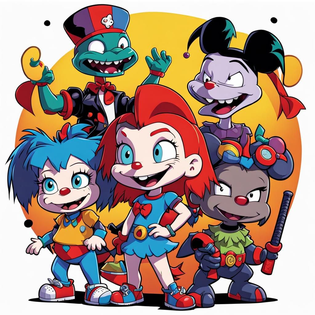 Rugrats Meet Harley Quinn: Cartoon Crossover