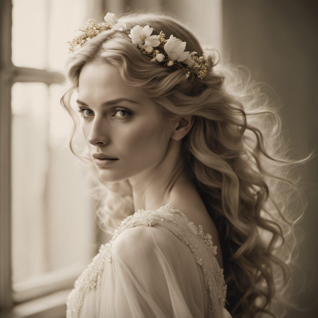 Goddess of Love in Ethereal Beauty