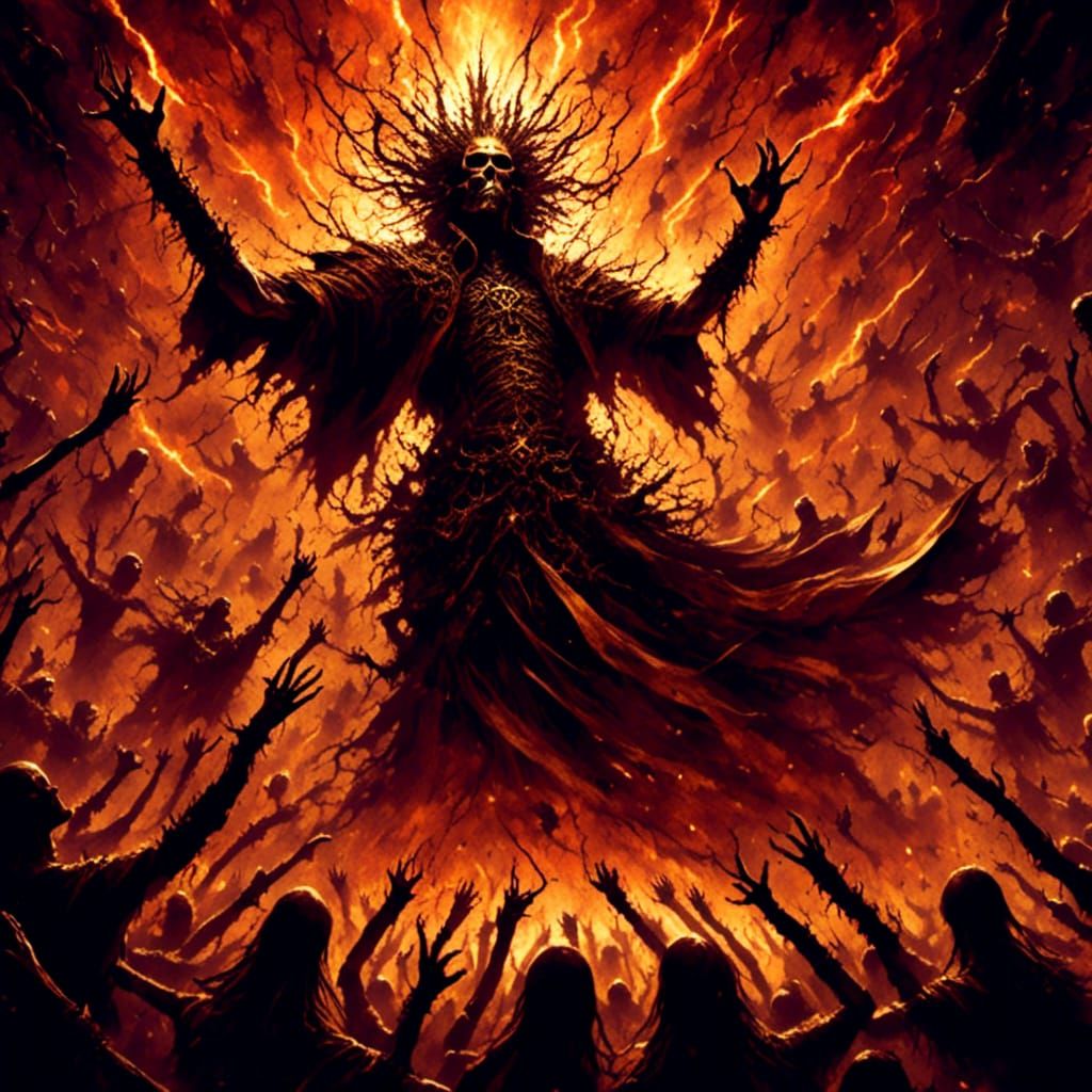 Epic scene In the style of Eric Powell and Jon Schnepp of me...