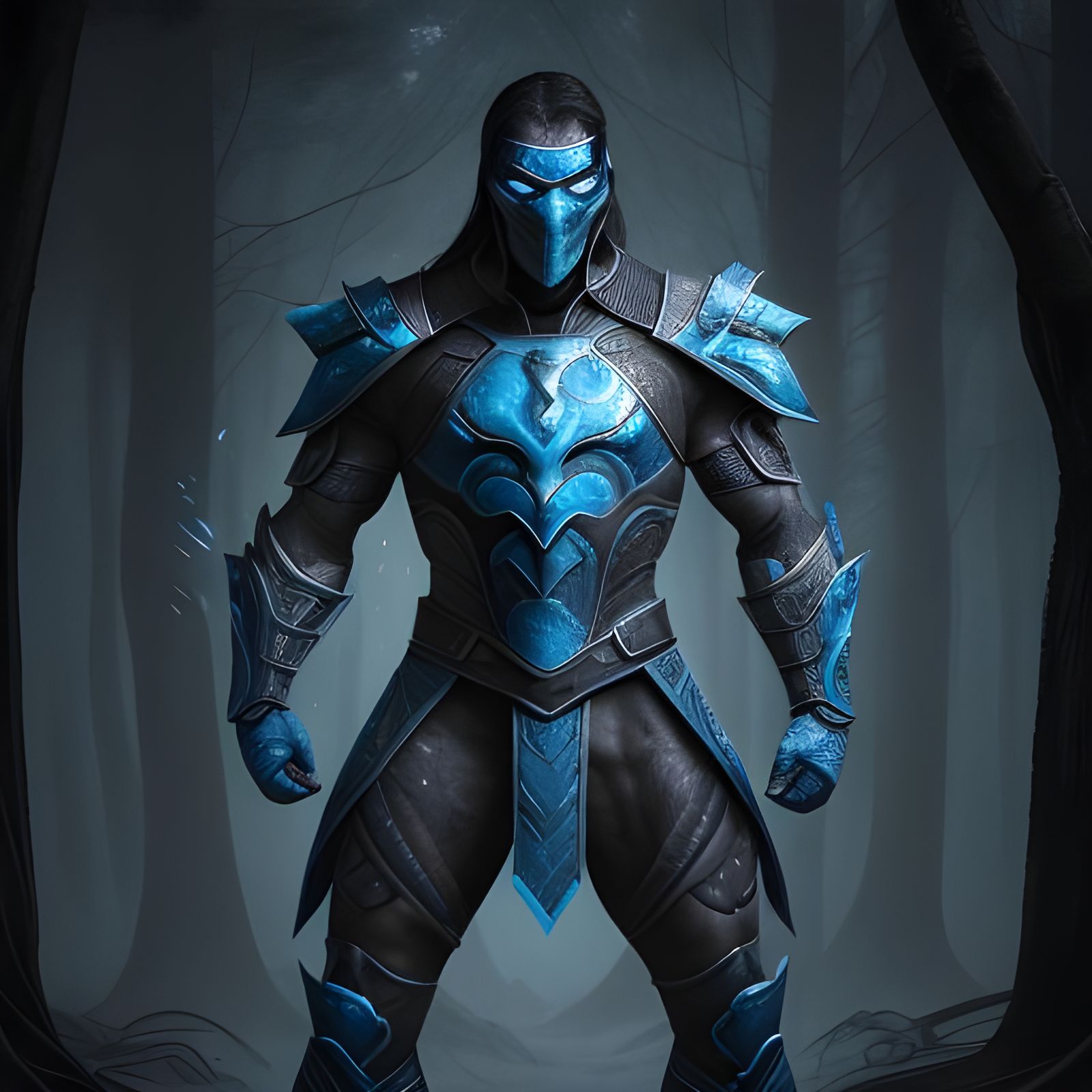 Sub Zero in Ancient Armor: Hyperrealistic 4K Design