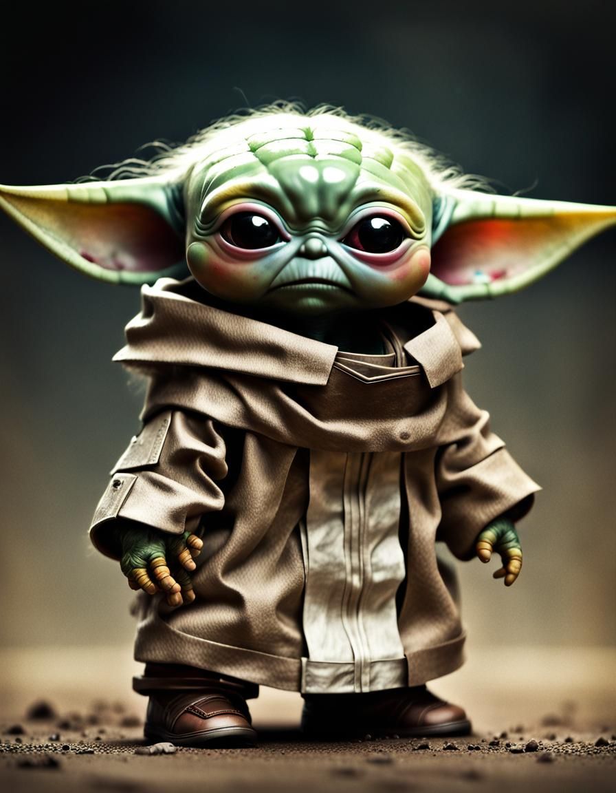 Demonic Cyborg Bear in Volcanic Jungle