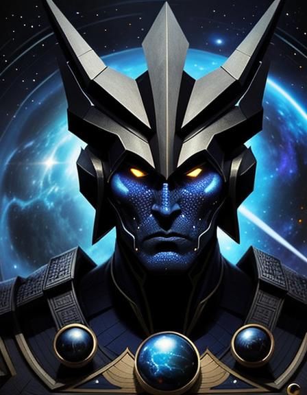 Cosmic Chess Game: Eldritch Spacecore Concept Art