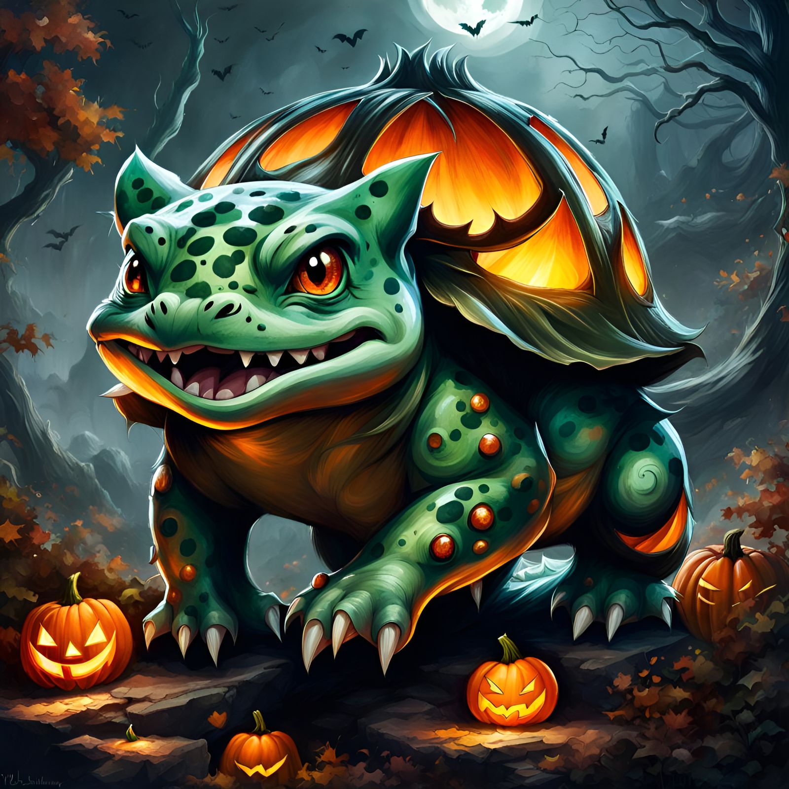 Halloween version of Bulbasaur 3