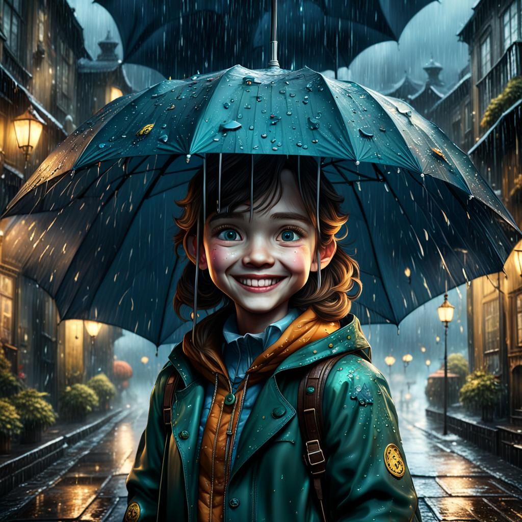 Smile Umbrella: Detailed Matte Painting in Unreal Engine