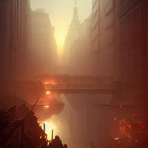 Dark Fantasy Soviet Rats, Detailed 8K Art