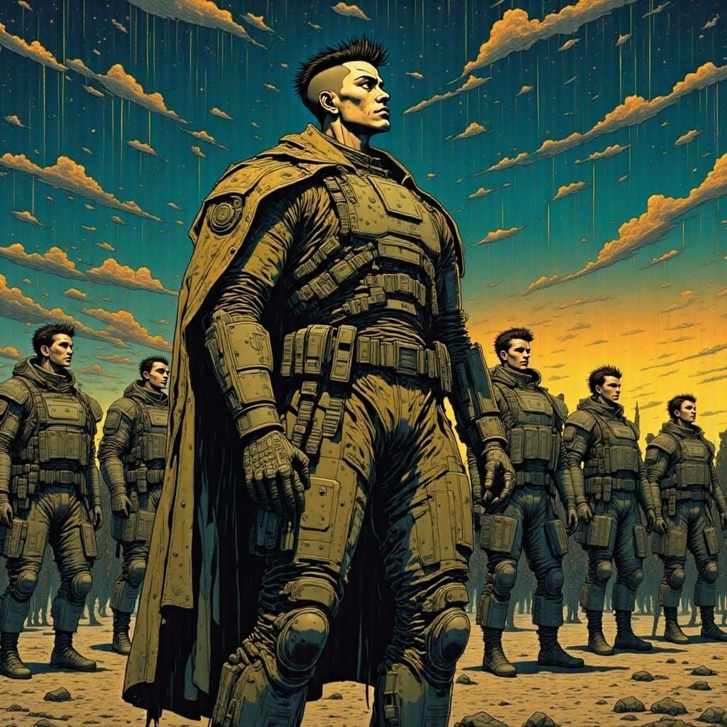 Regimental Unity Under Starry Skies