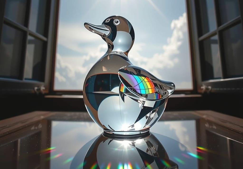 Light Through a Duck Prism