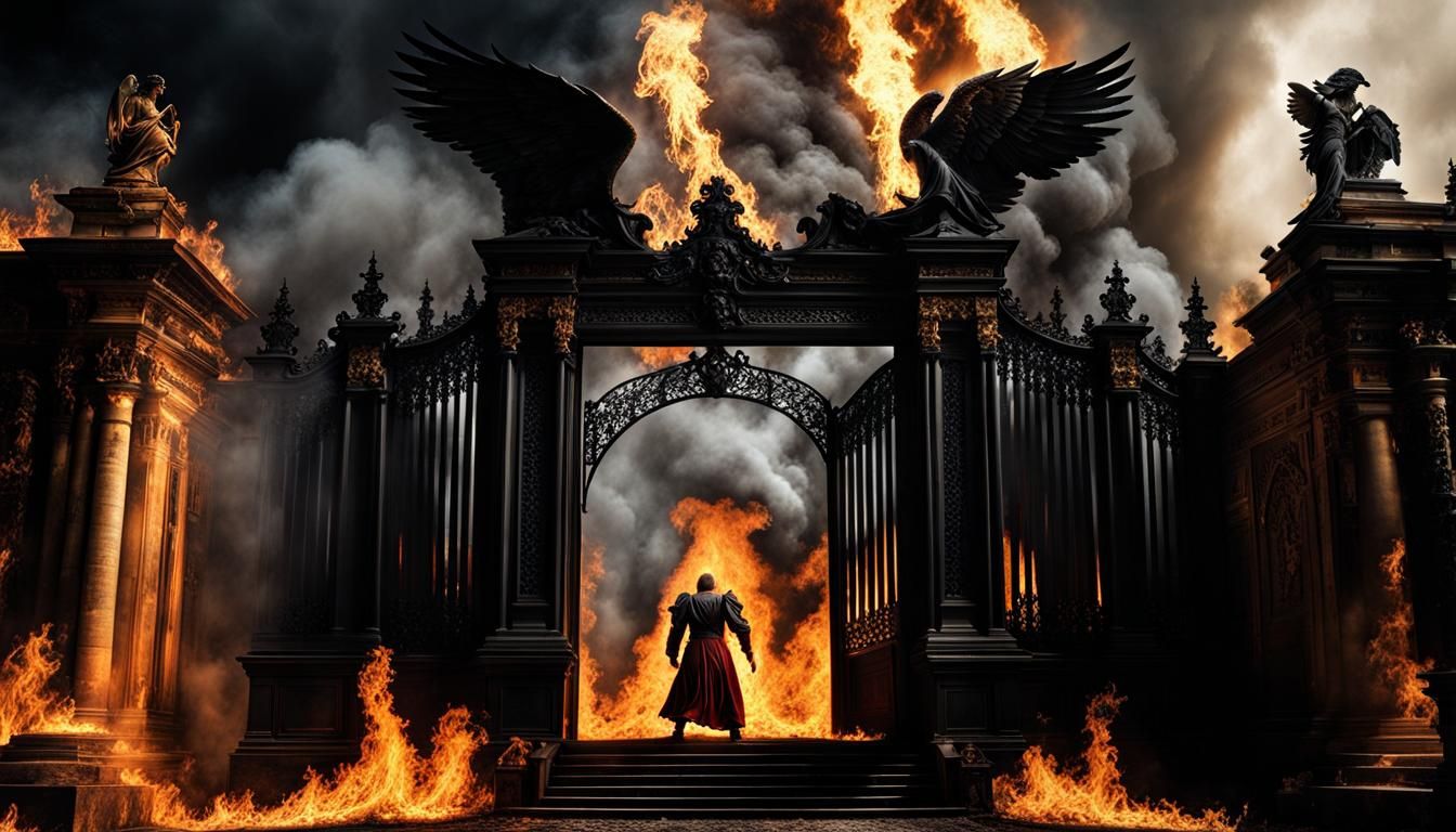 entering the gates to hell