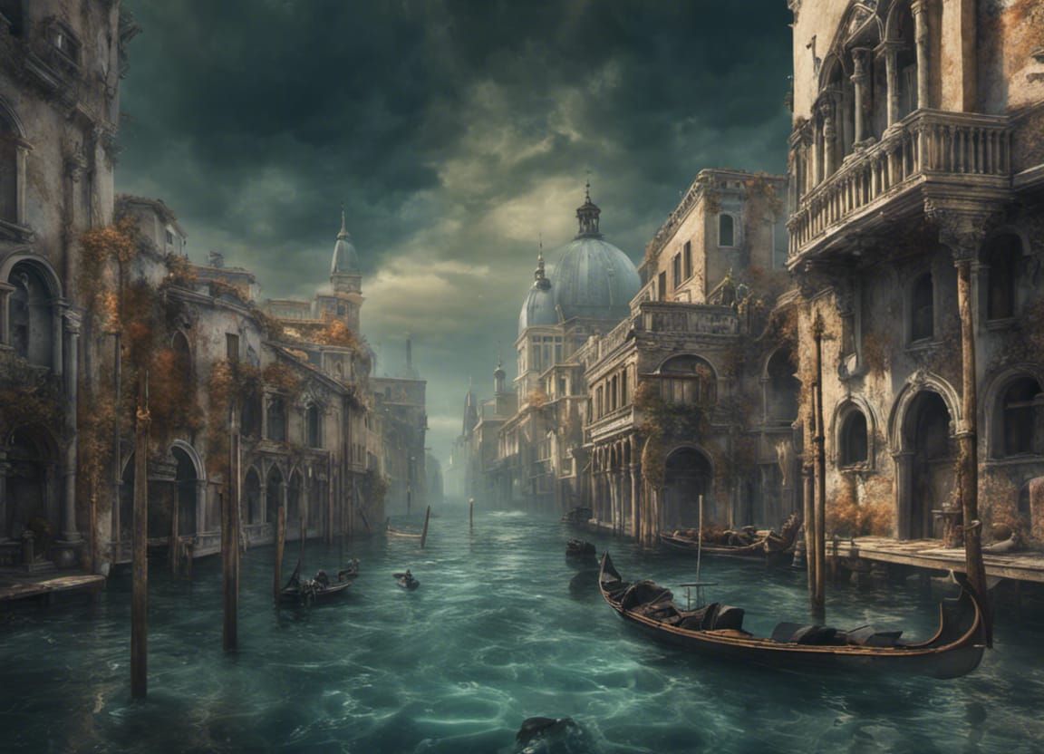 Underwater Post-Apocalyptic Venice in Unreal Engine 5
