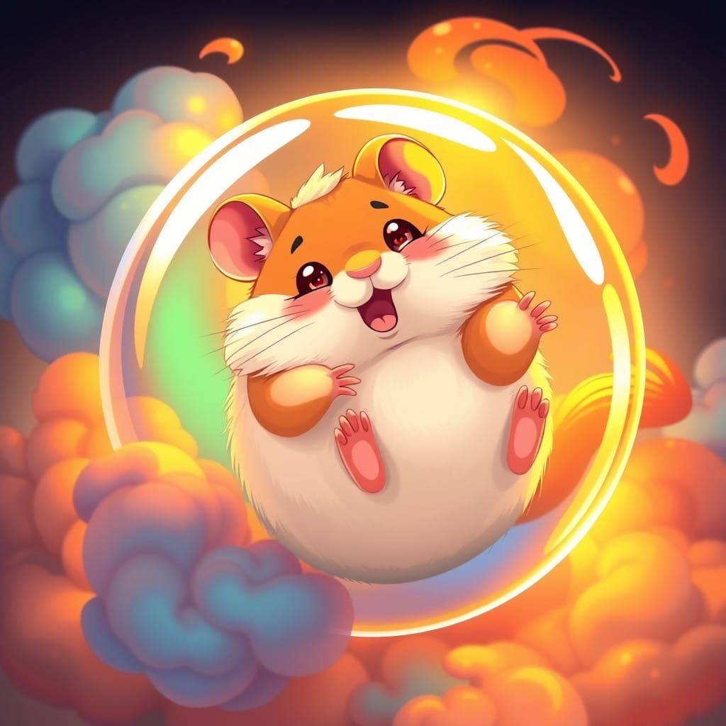 Mischief Sparkles in Anime-Style Hamster Ball Adventure