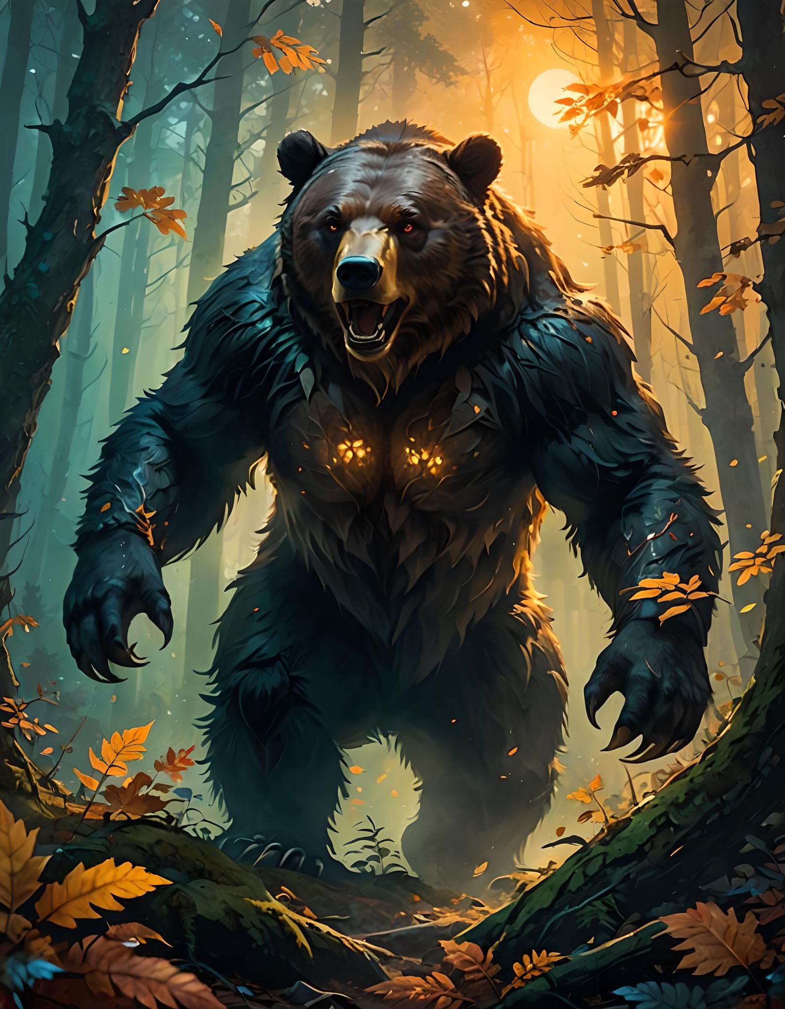 Werebear Transformation in Progress