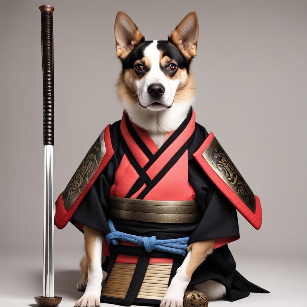 Samurai Dog Mentor Guides the Way