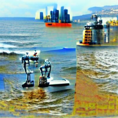 Robots and Metahumans at the Sea