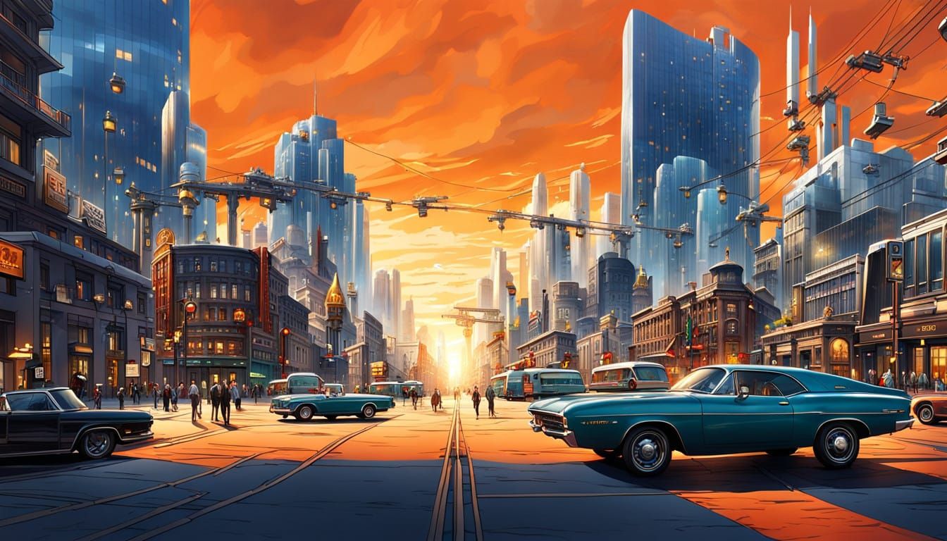 Futuristic Metropolis of Endless Opportunity