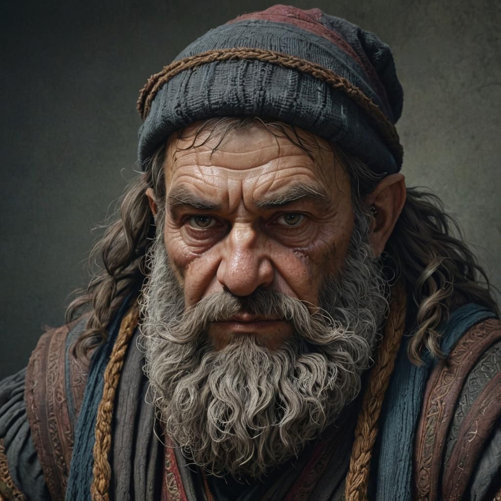 Grizzled Dwarf Necromancer