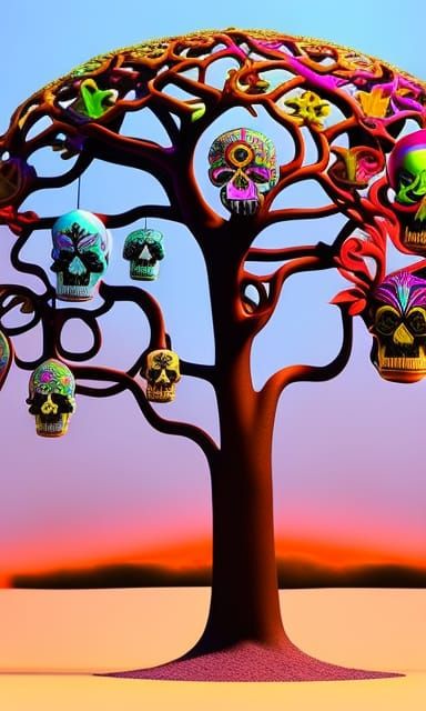 Day of the Dead Tree of Life