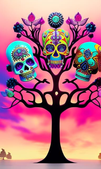 Day of the Dead Tree of Life