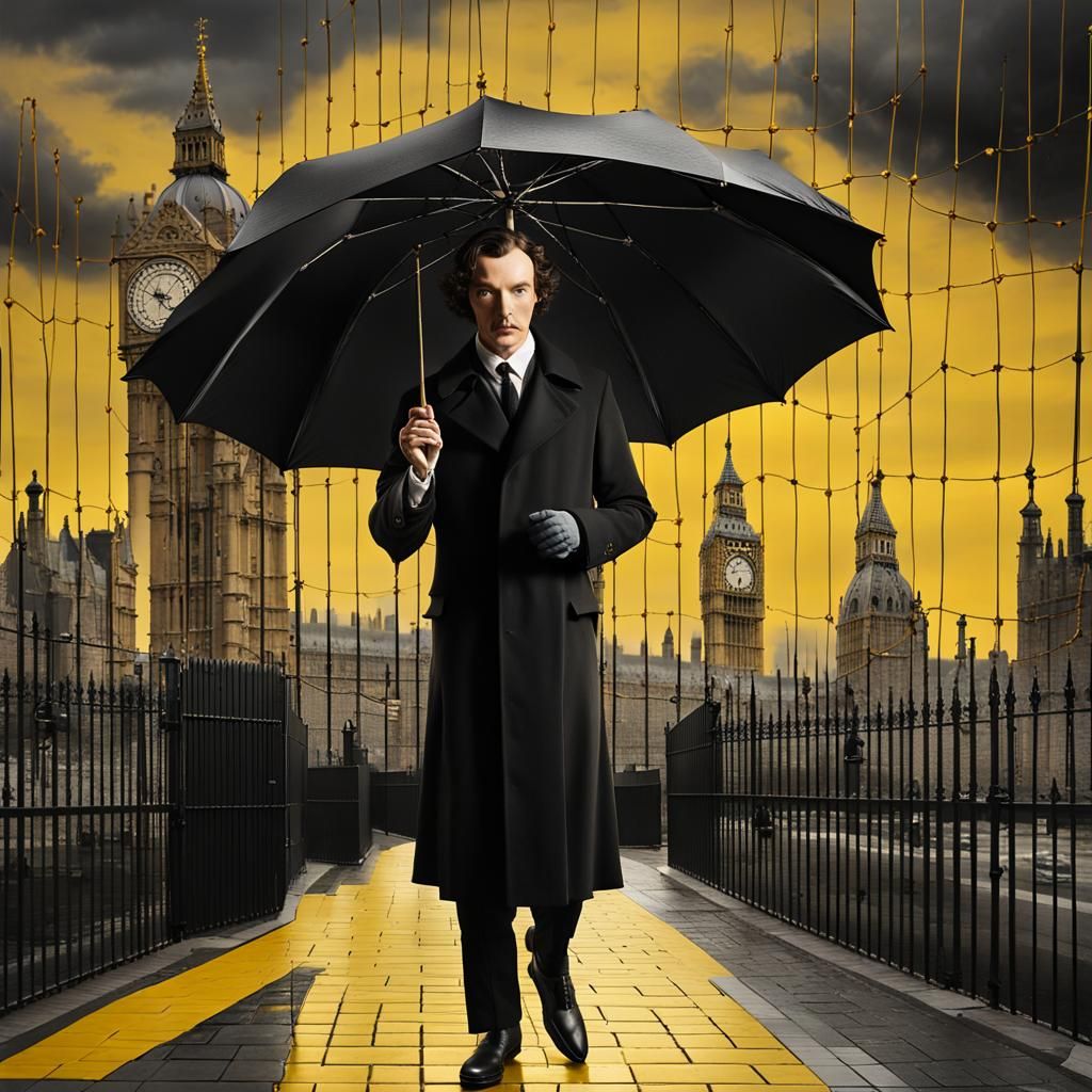 Surreal Detective in London, Salvador Dali Style