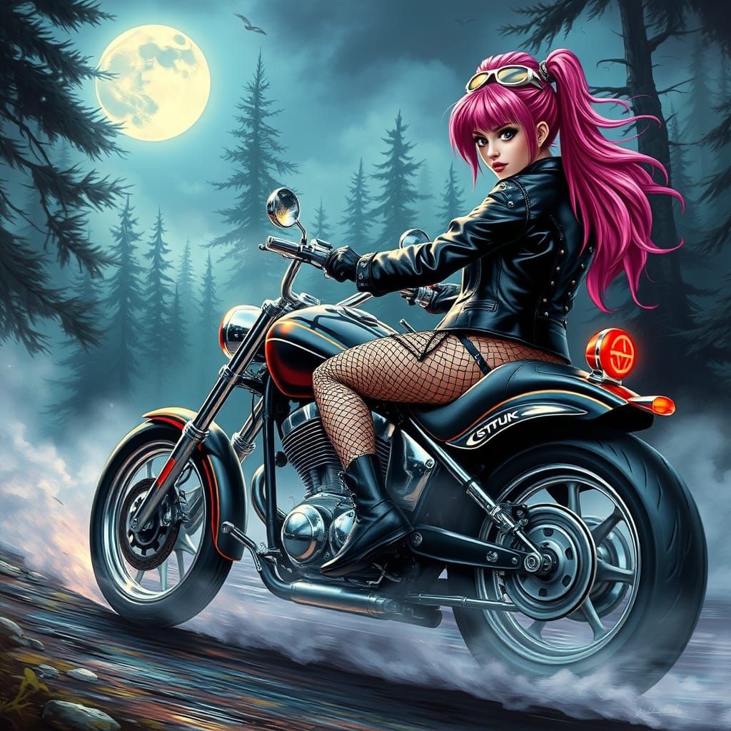 Rebel Goddess Speeds Through Enchanted Forest