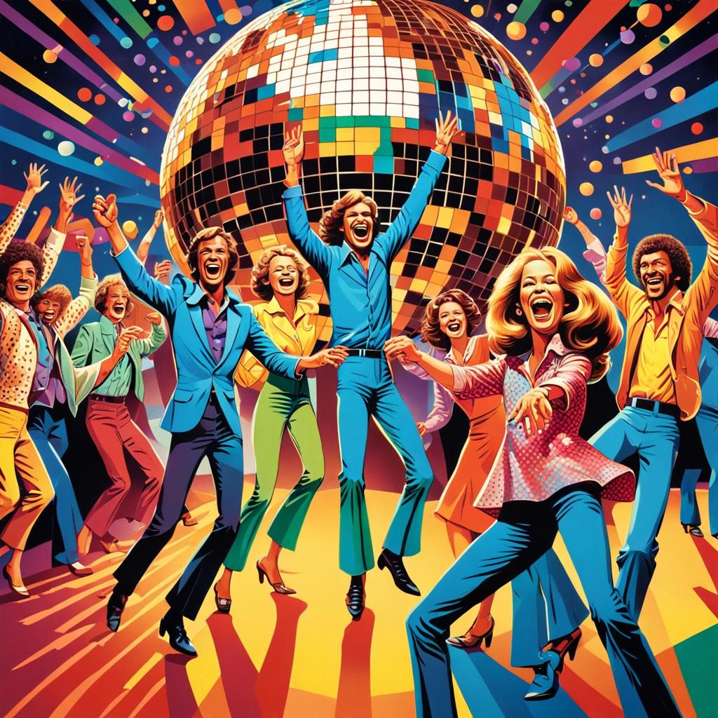1970 Disco Dance Party