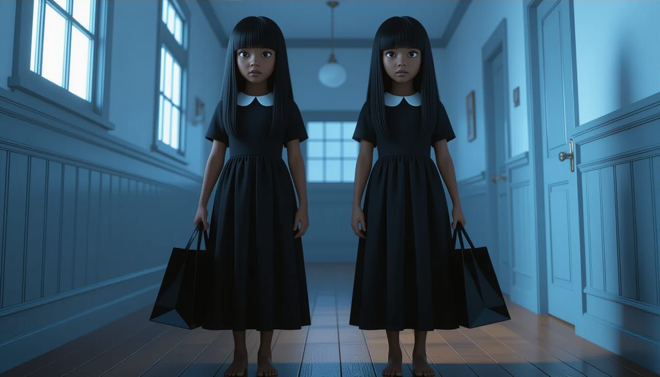 Fearful Twins at Midnight Orphanage